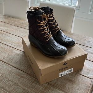 NWT- Boys Sperry Duck Boots, Brown